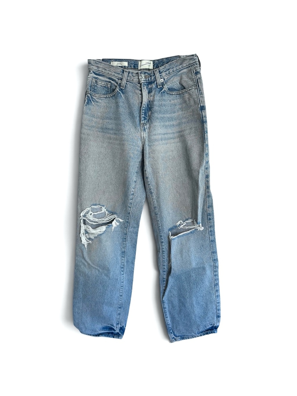 90s Baggy Universal Thread Light Blue Distressed Relaxed Jeans